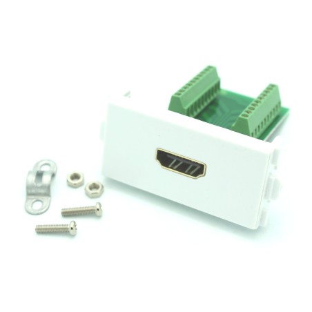 Panel Mount HDMI Socket to Terminal Block Breakout