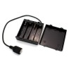 Raspberry Pi Battery Pack: 4 AA Battery Holder with USB Output