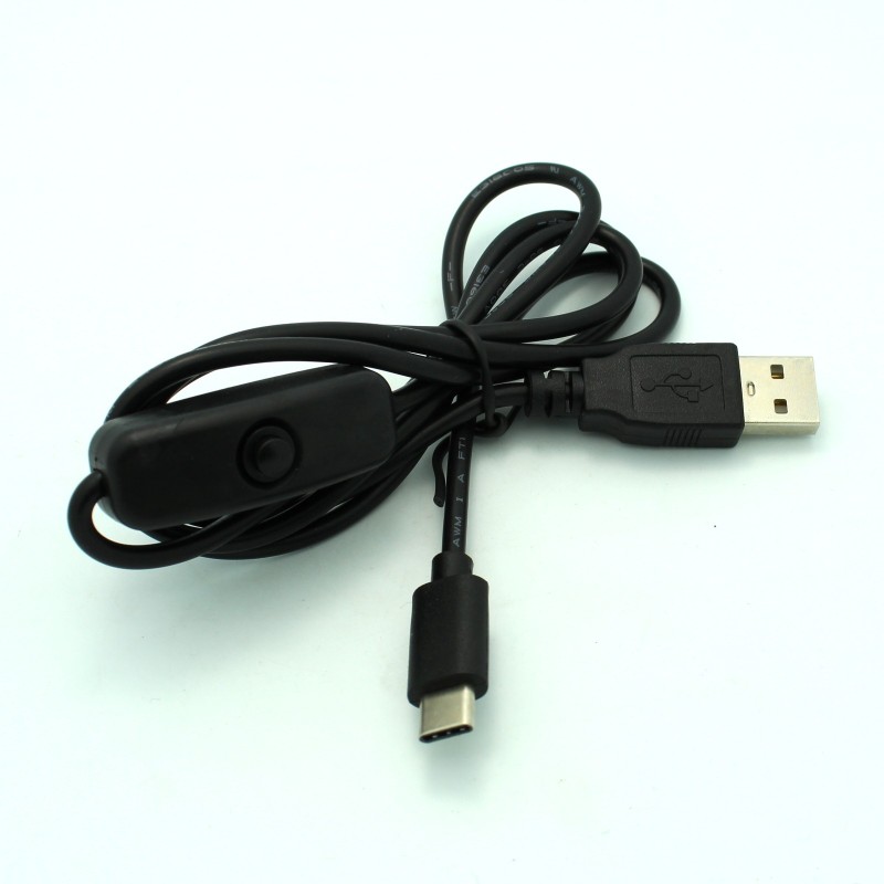 USB C Cable with ON/OFF Button
