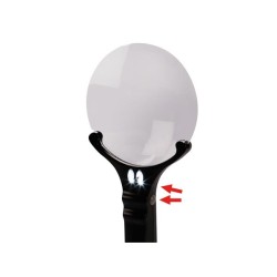 Illuminated LED Magnifier 2.5x with 4x Bifocal Lens