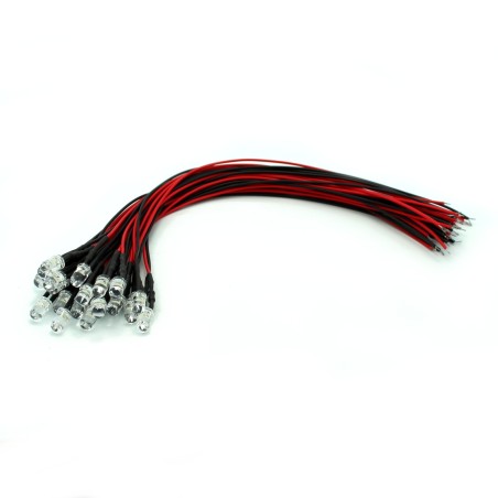 LED Lights with Wire Leads - 20 pack