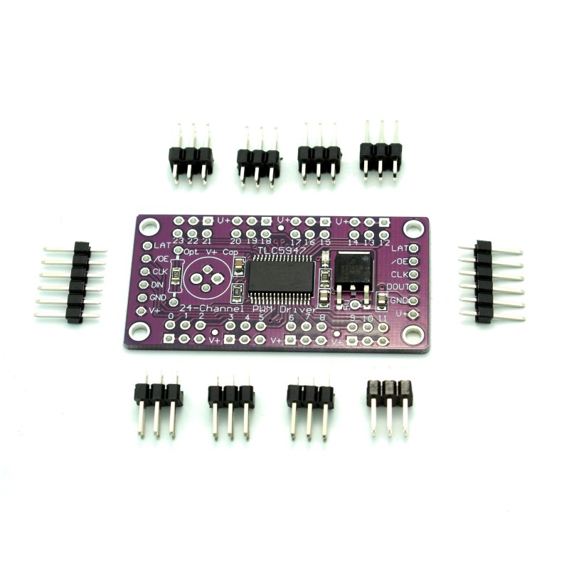 24-Channel 12-bit PWM LED Driver - SPI Interface - TLC5947