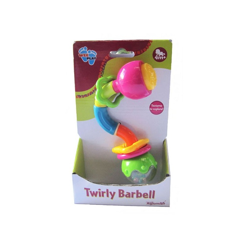 Twirly Barbell Baby Rattle