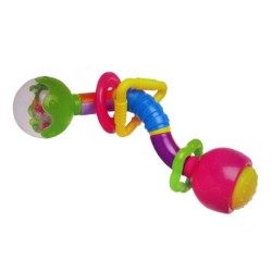Twirly Barbell Baby Rattle