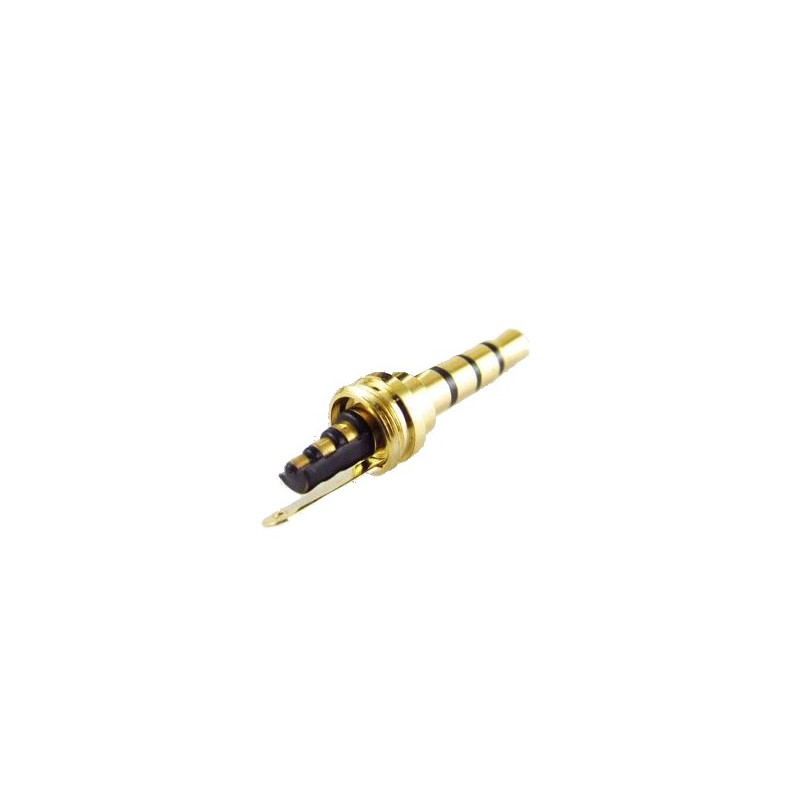 Gold 4 Pole Audio Plug