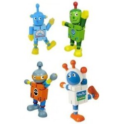 Robot Buddy Wooden Posable Figure