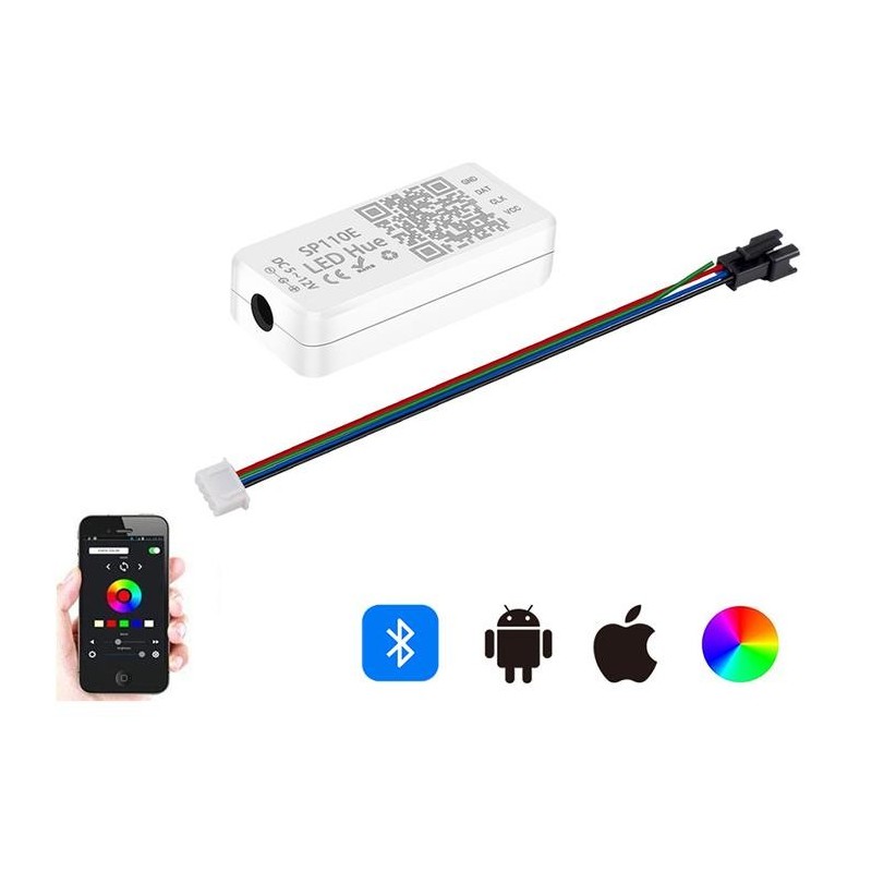 LED Strip Controller for WS2812 SK6812 LPD8806 DMX512 1903 RGB/RGBW DC5-24V