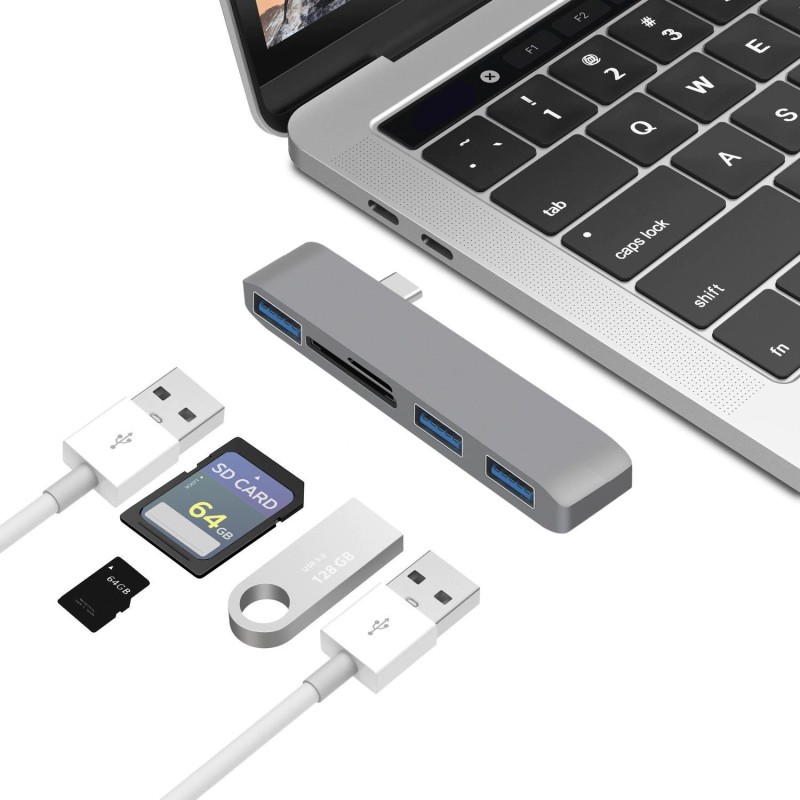USB C 3.1 Hub with SD Card Reader