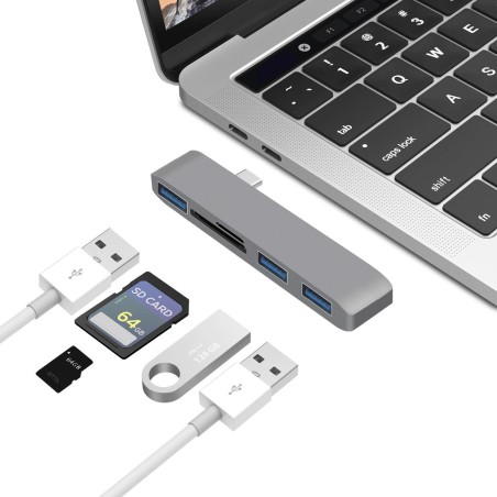 USB C 3.1 Hub with SD Card Reader
