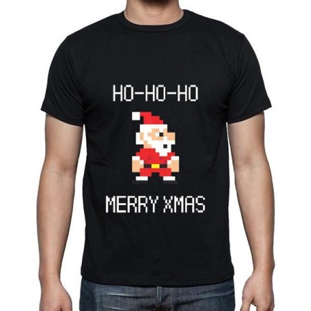 8 Bit Santa Holiday T-Shirt