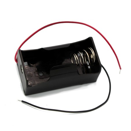 Single D Battery Holder with Wires