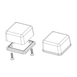 1.4" x 1.4" x 0.79" Project Box / Enclosure