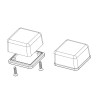 1.4" x 1.4" x 0.79" Project Box / Enclosure