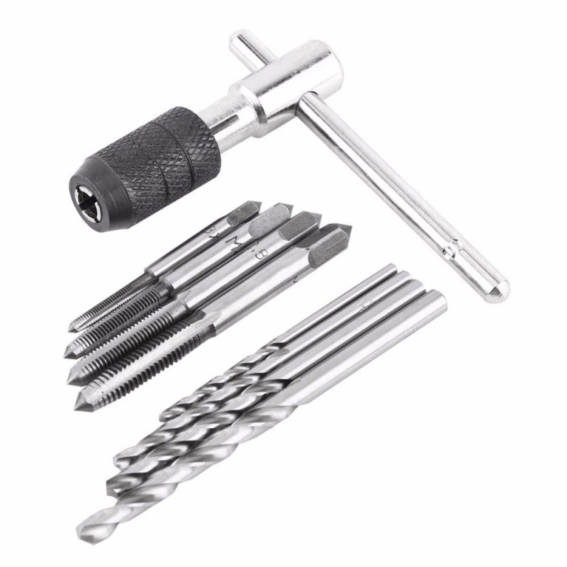 Metric Tap Set: Hand Tap Threading M3, M4, M5, M6
