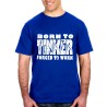 Blue Born to Tinker T-Shirt