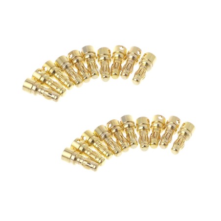 3.5mm Male Bullet Connector (20 pack)