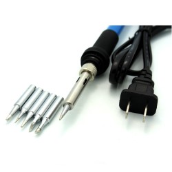 60W Soldering Iron with Temp Control and 5 Tips