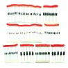 100 Pcs Diode Set: 1N4148, 1N4007, 1N5819, 1N5399, 1N5408, 1N5822, FR107, FR207
