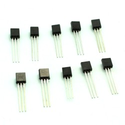 Transistor Set: 2N2222, 2N3904, 2N3906, 2N2907, BC337, BC327, S8050, S8550, A1015, C1815