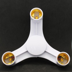 3 to 1 Light Bulb Socket Splitter