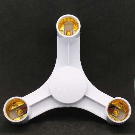 3 to 1 Light Bulb Socket Splitter