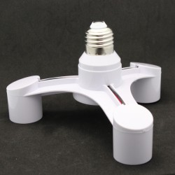 3 to 1 Light Bulb Socket Splitter