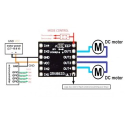 DRV8833 DC/Stepper Motor Driver Breakout Board
