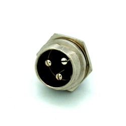 Male Round 3 Pin Connector