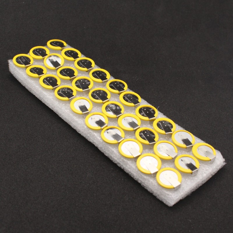 30 Pack CR1220 Battery with Tabs