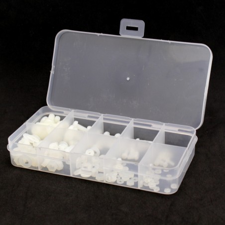 Nuts & Bolts Set (M2, M2.5, M3, M4, M5 Nylon Screws)