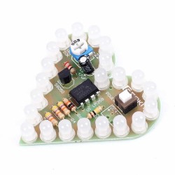 Flashing Hearts Soldering Kit