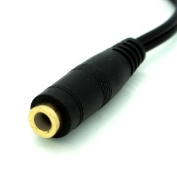 Microphone and Headphone Splitter - Female to Male