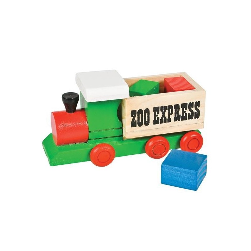 Wooden Zoo Train