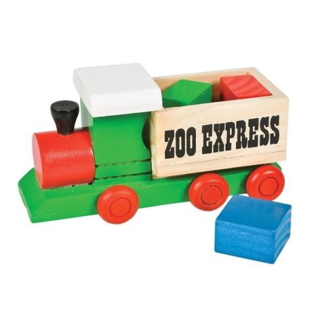 Wooden Zoo Train