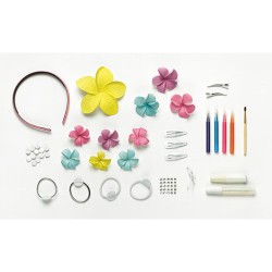 Fabulous Flowers DIY Hair Accessories