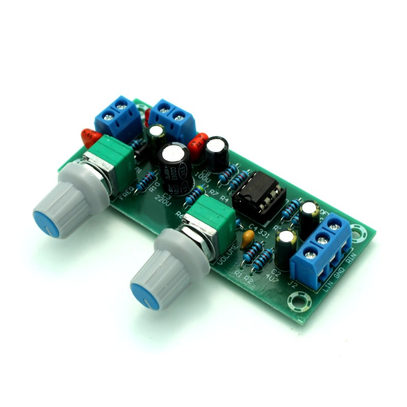 Low-pass Filter NE5532 Pre-Amplifier Preamp Bass Tone Subwoofer