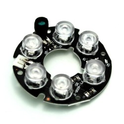 Infrared LED Ring Attachment for Raspberry Pi NoIR Camera