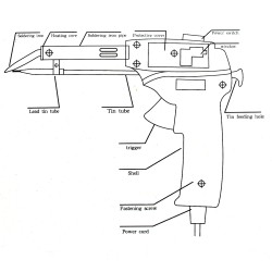 Soldering Gun with Solder Injector