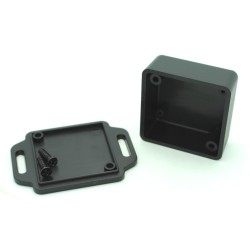 1.6" x 1.6" x 0.79" ABS Project Box / Enclosure with Flanges