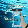Waterproof Phone Case: Fits phones up to 5 1/2" x 3"
