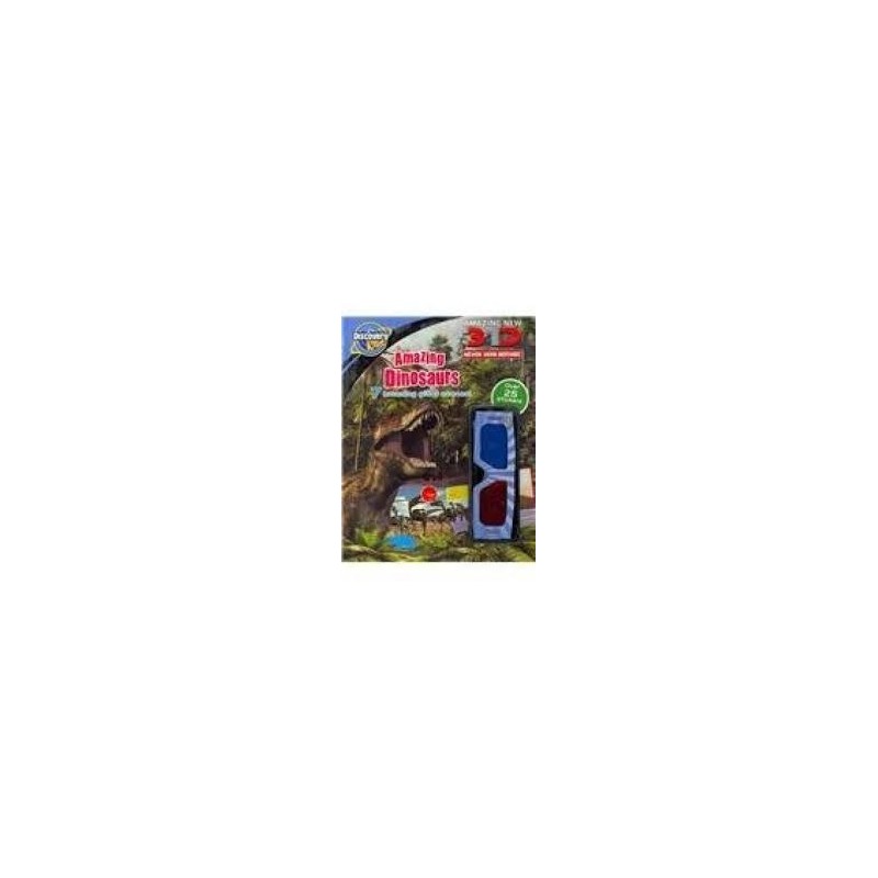 Discovery Kids Incredible Dinosaurs 3D Sticker Fun Activity Book