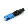 FTTH SC/UPC Single-Mode Optical Fiber Cable Quick Connector Adapter for CATV Network Blue Black