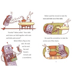 Robot and Rabbit Children's Book
