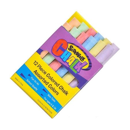Sidewalk Chalk 12 Box Multi Colored