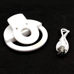 Selfie Light Ring - Clip On USB Rechargeable