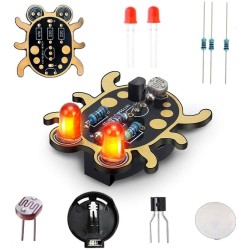 Weevil Eye Soldering Kit - Light Up Bug with Sensor