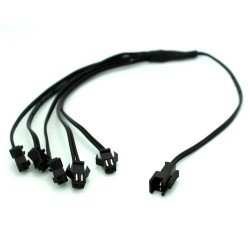 EL Wire Splitter 5 to 1 5way JST SM Splitter