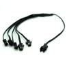 EL Wire Splitter 5 to 1 5way JST SM Splitter