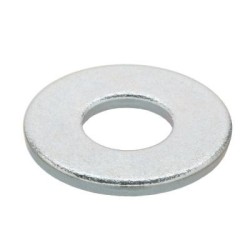 Flat Zinc Washers Size 10 - 65 pack