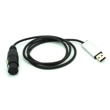 USB to DMX Interface Adapter DMX512 Computer PC Stage Lighting Controller Dimmer